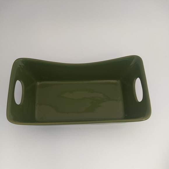 Olive Green attractive design rectangular roaster, Planter, Bowl 11" by … - Picture 6 of 9